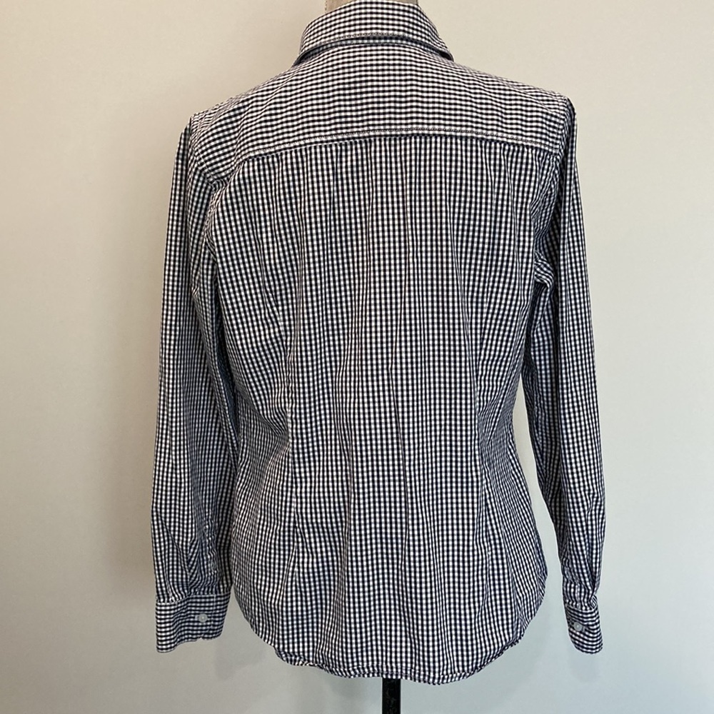 TOMMY Hilfiger Black Plaid  Button Down Shirt Large​​​ - Picture 8 of 13